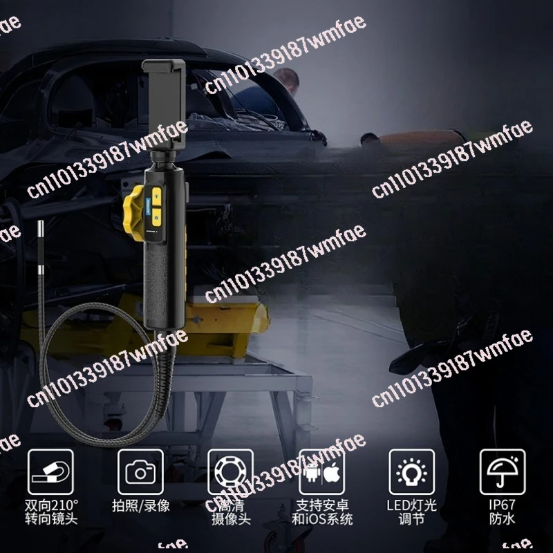 SVB302 steering endoscope 1080P camera pipe cylinder carbon deposition inspection high temperature probe