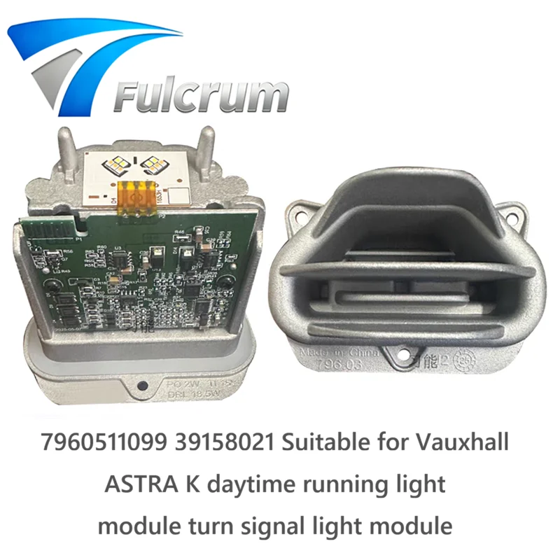 Suitable for Vauxhall Astra K LED Angel Eyes DRL Module Turn Signal Light Module 7960511099 39158021