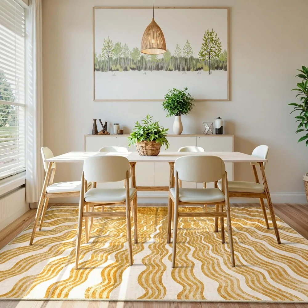 سجاد مطبوع عليه أمة الله مقاس 8 × 10 - سجاد ناعم وقابل للغسل في غرفة المعيشة ومنطقة الحضانة، سجاد رفيع للغاية غير قابل للانزلاق للأطفال