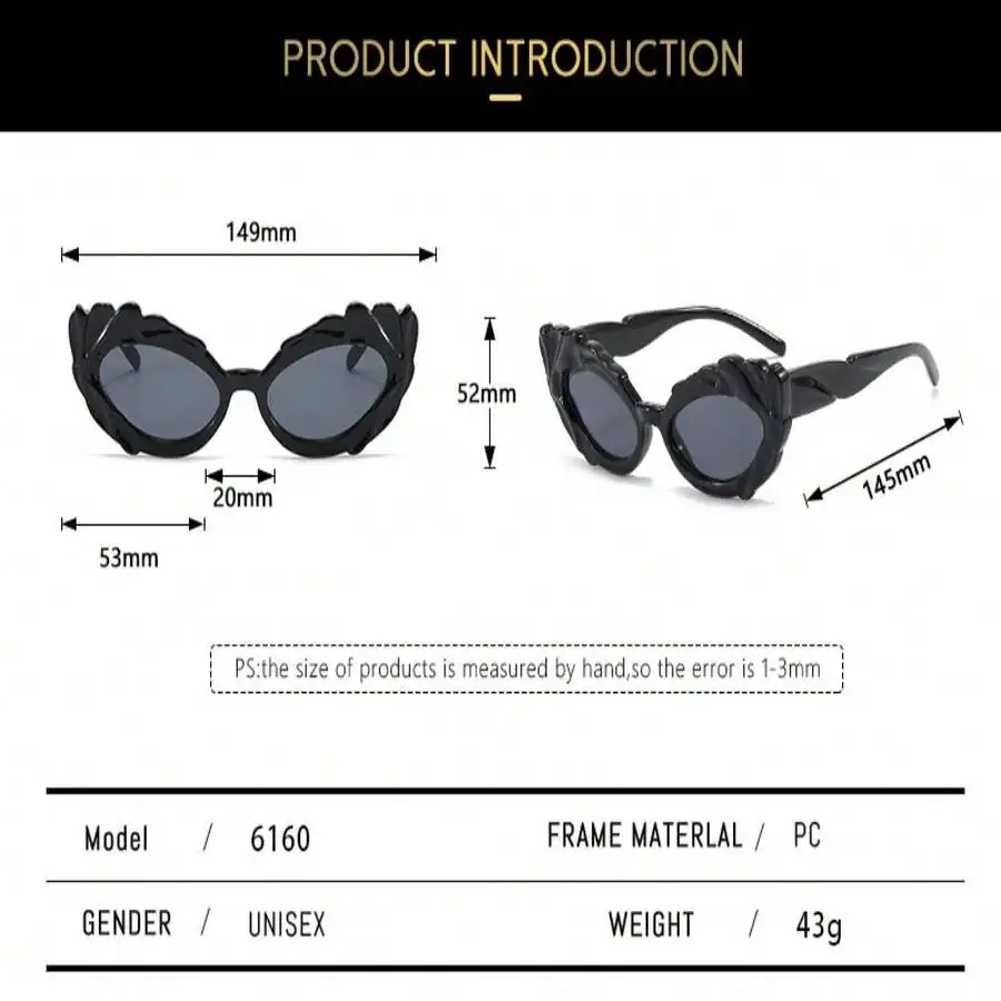 1 Piece Of High-End Women's Cat-Eye Glasses, Featuring A Stylish Design And Colorful Accents, Perfect For Street Fashion And view 4