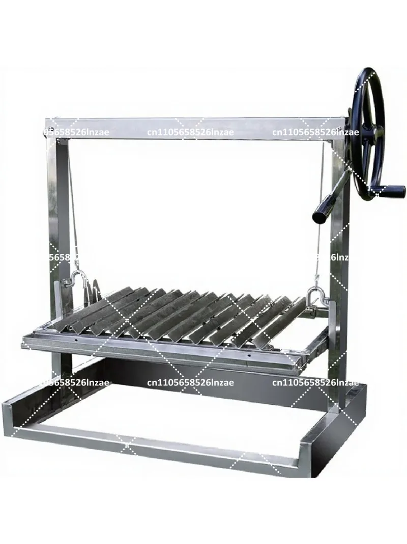 Outdoor Stainless Steel Santa Maria Grill for Argentine Asado Parrilla Brasero Fireplace