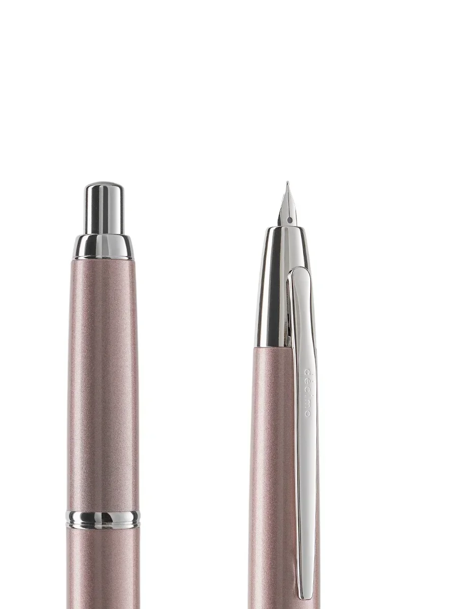 Hot Hot Japan PILOT Capless Black Samurai Fountain Pen Gold Pressed 18K Gold Nib 10th Generation Decimo Press Aluminum
