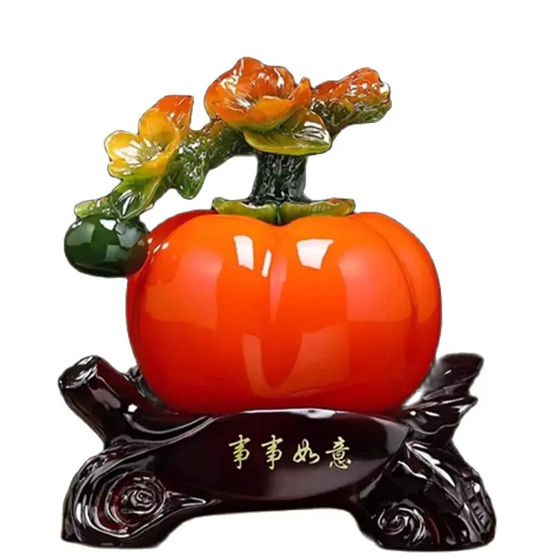 

Lucky Feng shui Holiday gift statue decoration cash desk business gift cicada mascot wedding gift Hotel home decoration