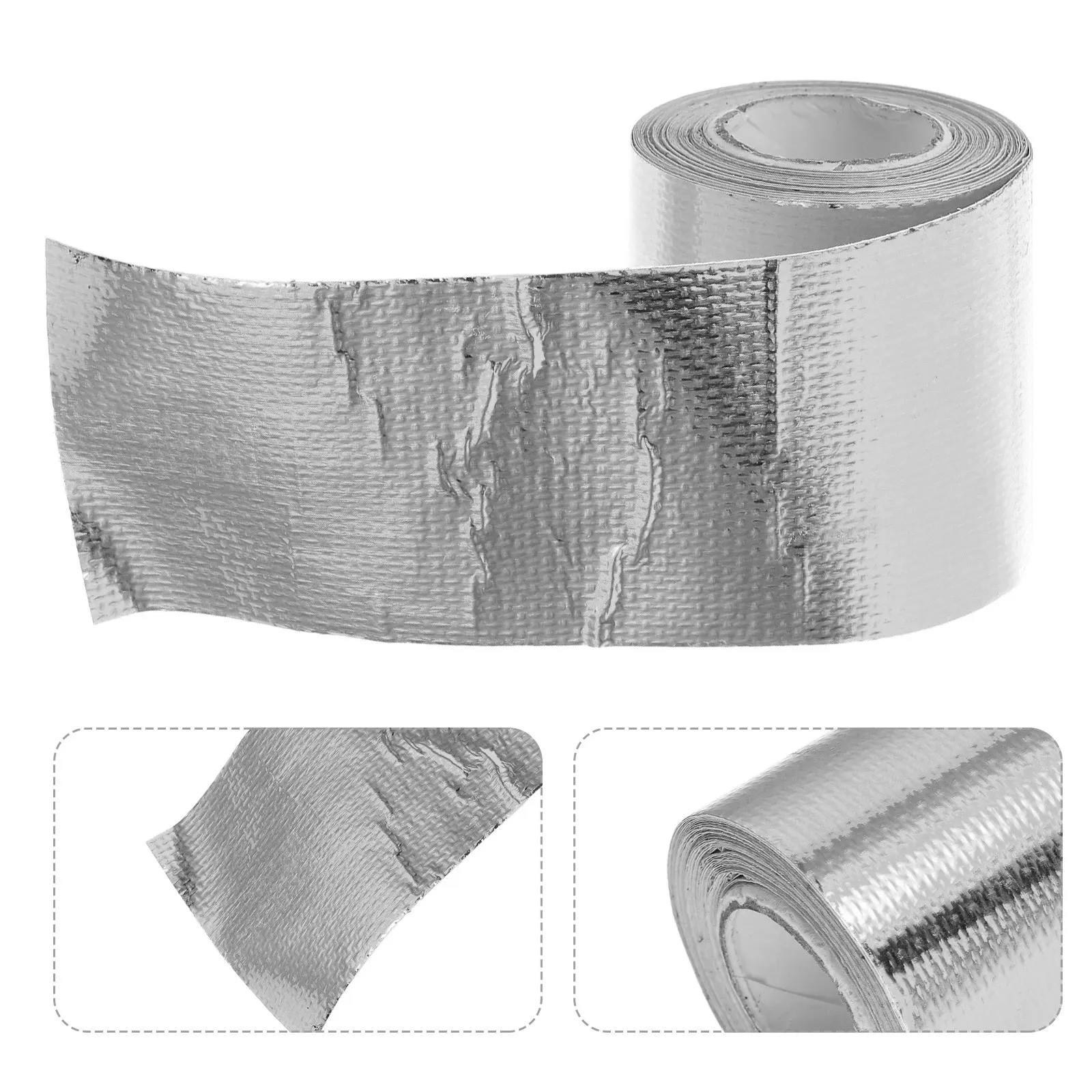 Aluminum Foil Fiber Heat High Temperature Resistant Heat Barrier Tape for Exhaust Pipes Range Hoods
