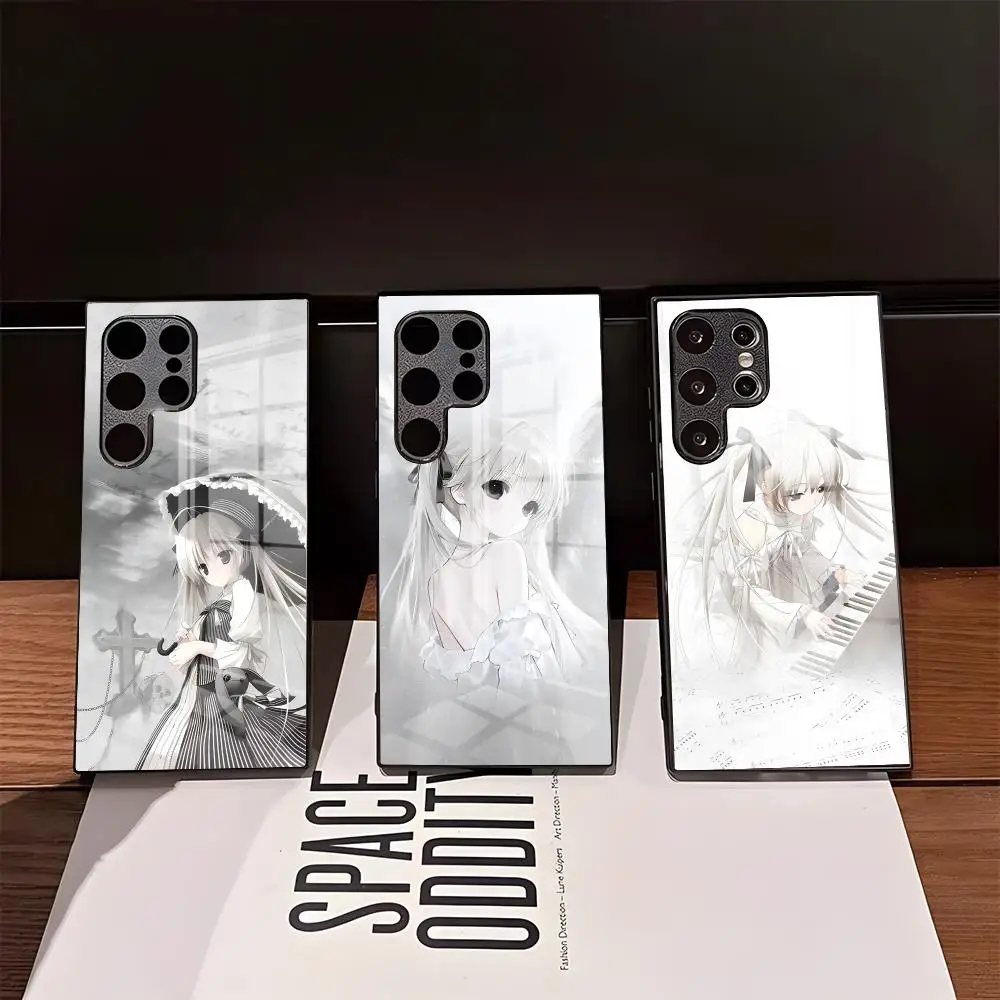 Anime Y-Yosuga No Sora Phone Case For Samsung S26 Ultra S25 Edge Ultra S23 S22 S21 Ultra Plus S24 Fe A57 A37 Glass Cover