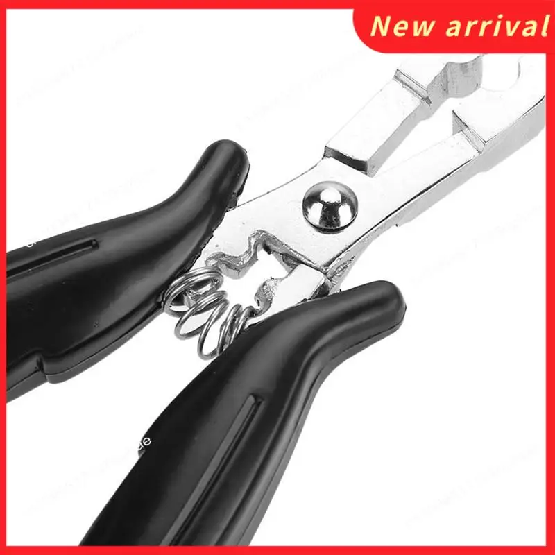 Pinza per extension per capelli N89R, strumenti per parrucche per extension per capelli con impugnatura antiscivolo in acciaio inossidabile