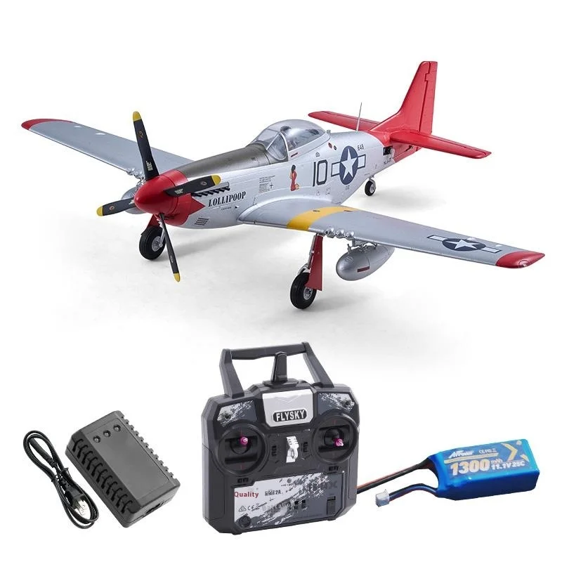 Blue Arrow 850mm P51 Mustang Afstandsbediening Elektrische Tweede Wereldoorlog Beginnende Toegangsvliegtuigen Vaste Vleugel RC Speelgoed PNP/RTF Versie