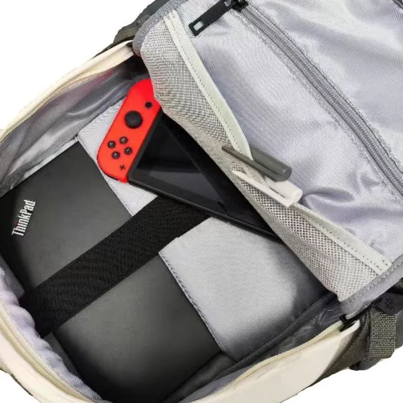 Contrast Color Casual Women Nylon Backpacks Girls School Bag High Capacity Female Lightweight Travel Bags Preppy Style