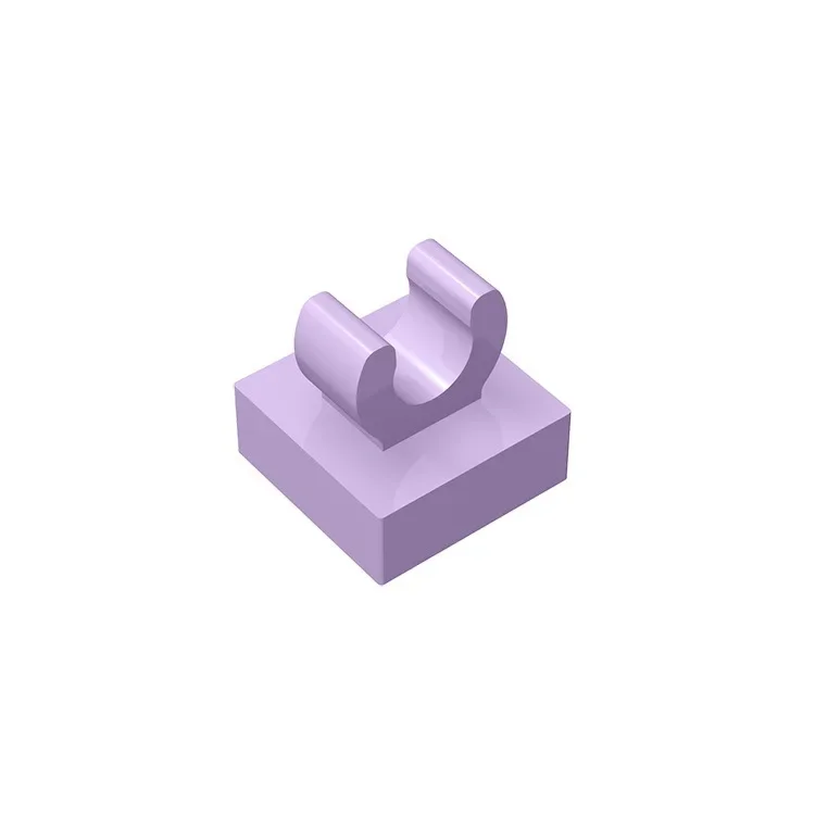 Gobricks GDS-818 Tile Special 1x1 mit Clip mit abgerundeten Kanten, kompatibel mit Lego 15712 2555 DIY-Lerngebäude
