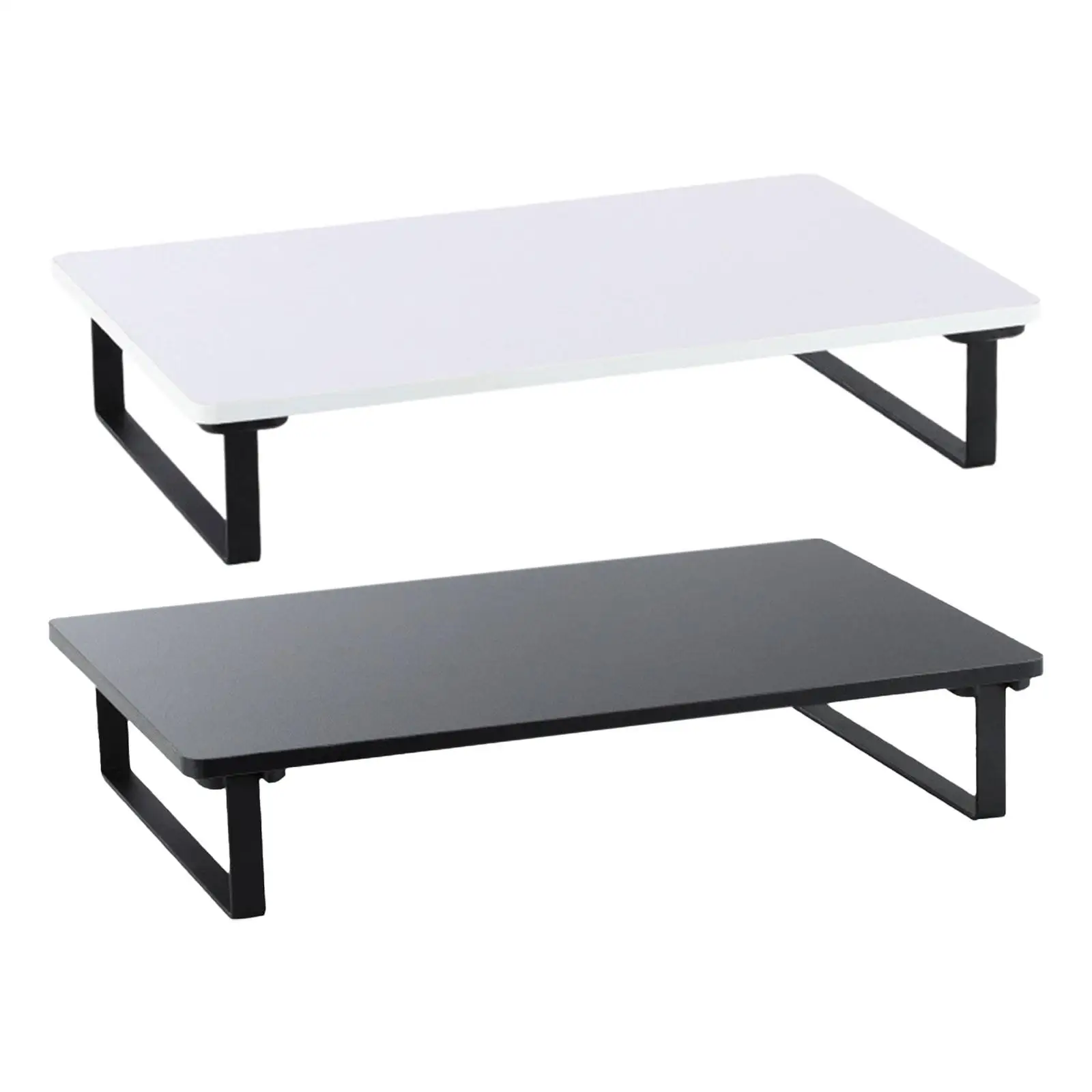 Monitor Stand Riser Stable Wear Resistance Ergonomics Wood Multifunctional Desktop for Computer PC Home Office Laptop Printer