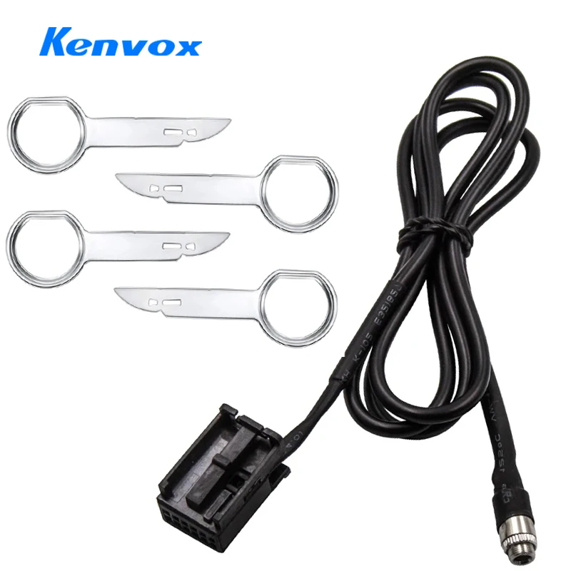 Auxiliary Input Audio Cable 1.5 Meter PVC Material Car Audio Adapter for BMW X3 Z4 Head Unit Ford Mondeo Focus 2 MK2 Aadpter