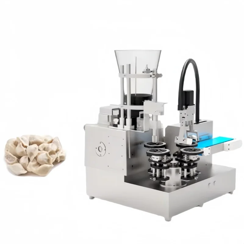 Semi Automatic Stainless Steel Dumpling Gyoza Making Machine High Capacity 1200-1500Pcs/H Tabletop Dumpling Forming Machine
