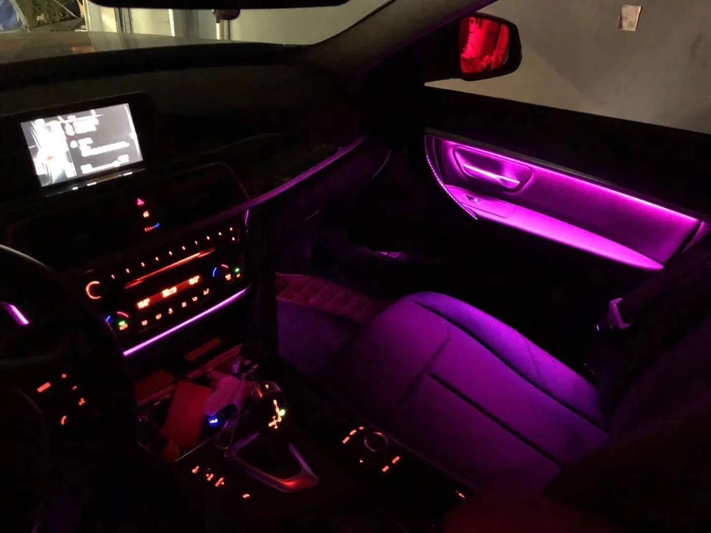 Car Interior Atmosphere Light LED Lamp Multi-Color Automotive Lighting System for New 3 Series