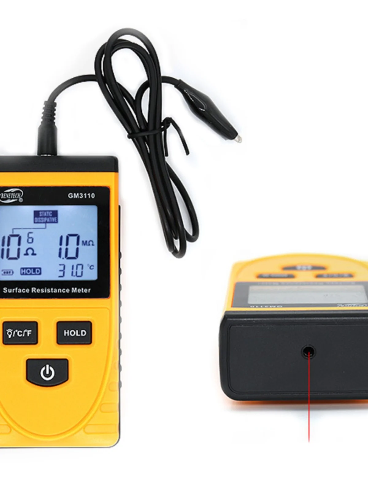 Gm3110/3111 Surface Resistance Test Instrument Anti-Static Detection Instrument Digital Display Impedance Ohmmeter