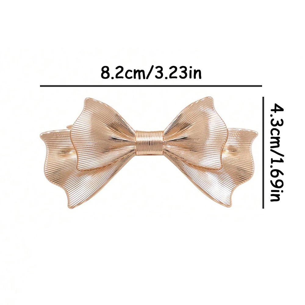 1 قطعة التصميم الذهبي تحسس الربيع كليب مشبك شعر المرأة القوس الراقية مستقيم كليب الجانب كليب الجانب كسر الشعر كليب