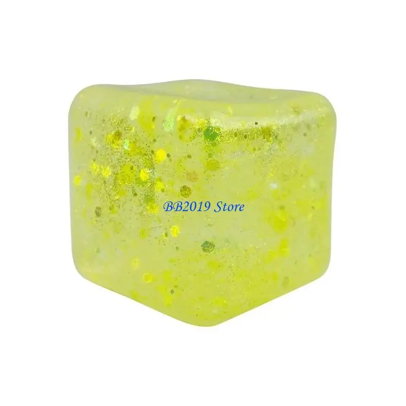 Q0KB Cubo descomprimible para niñas, juguete irrompible para estrés, Juego 4