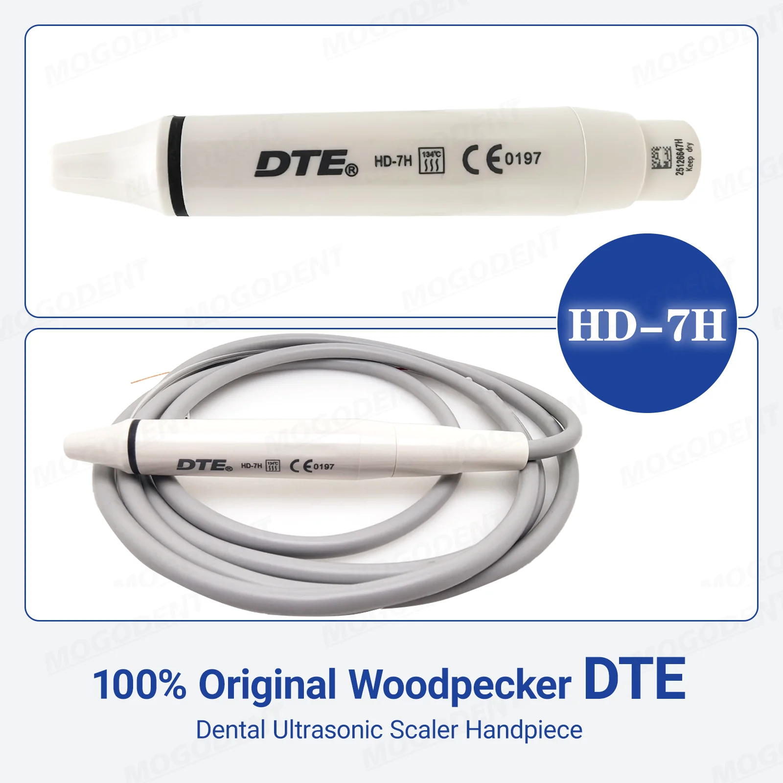 

Оригинальный наконечник для стоматологического ультразвукового скалера Woodpecker DTE HD-7H, подходит для NSK SATELEC ACTEON, стоматологические товары
