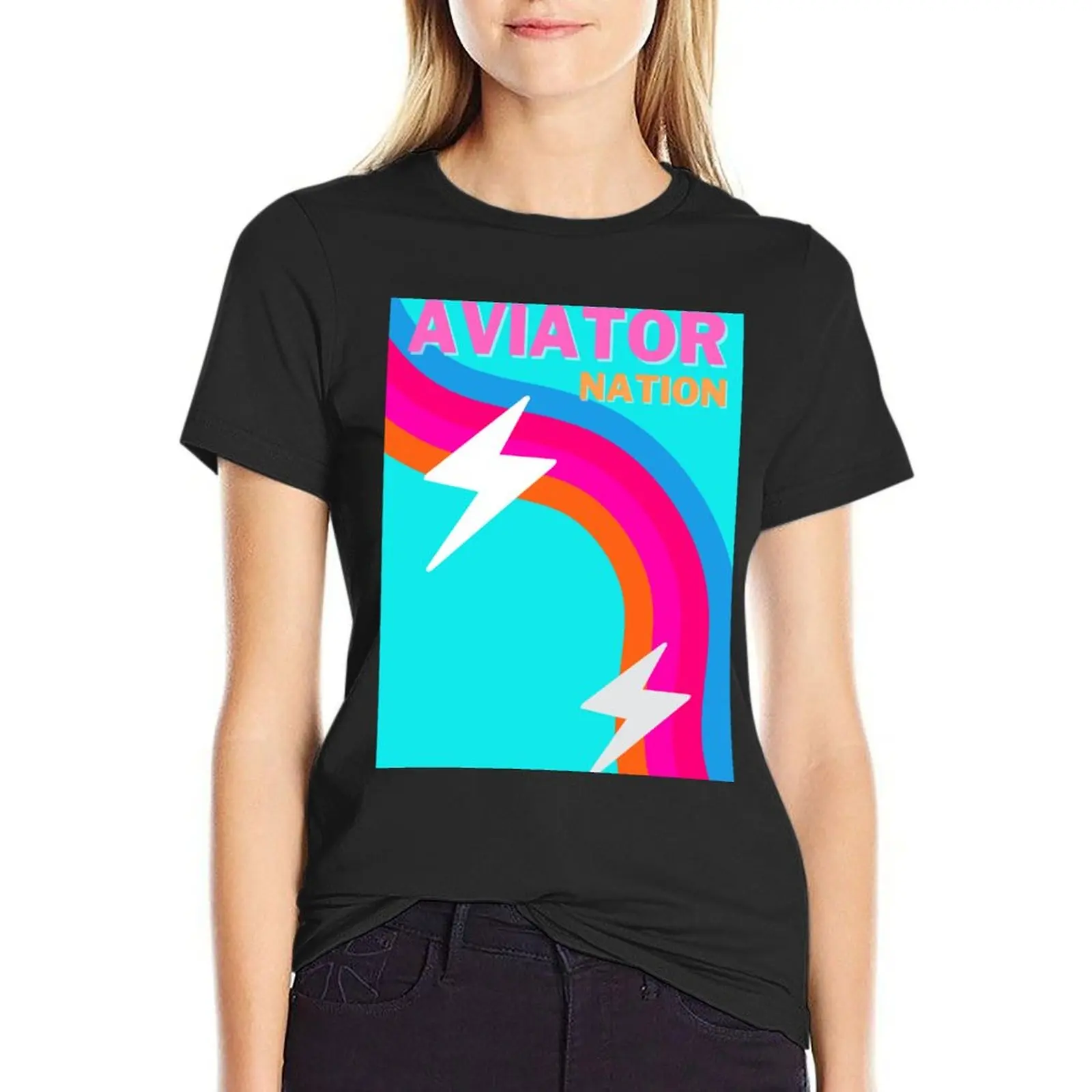 

Aviator Nation T-Shirt Short sleeve tee vintage clothes Women clothing