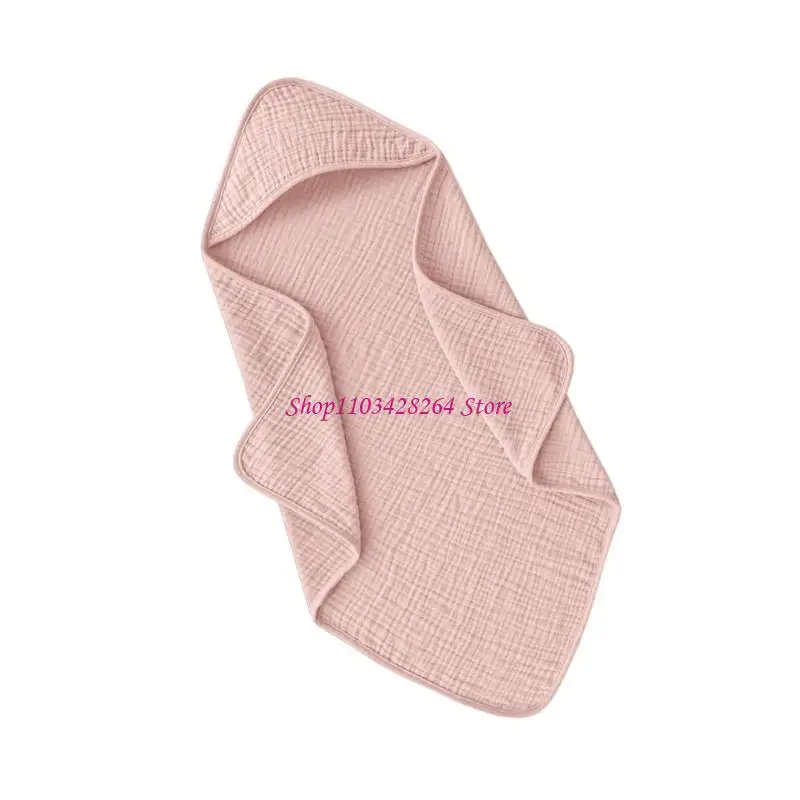  Hooded Baby Bath Towel 30x30inch Cotton Wrap Cloth Soft &Absorbent Swaddles