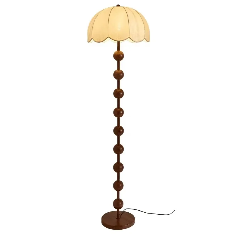 Retro design fabric gourd modern floor lamp hotel living room bedroom decoration