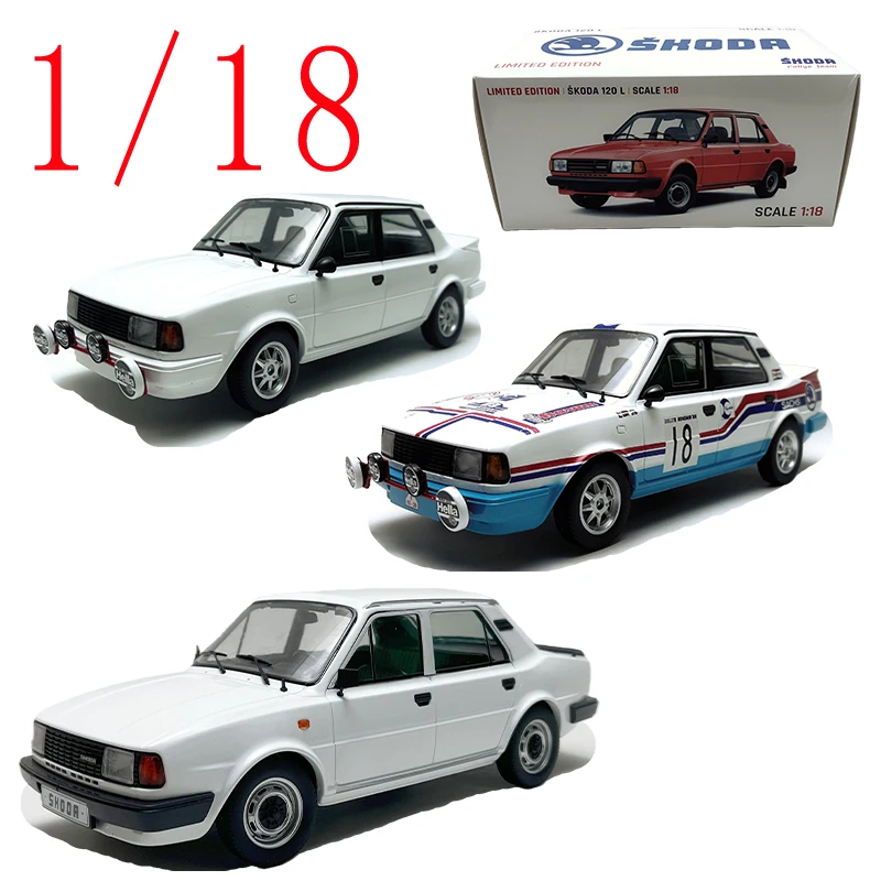 

FOX18 diecast car 1/18 scale SKODA 130 LR racing car model alloy SKODA Play Vehicles model gift display ornament