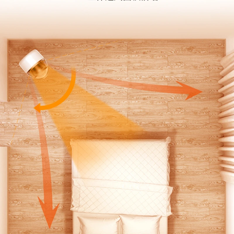 110 فولت/220 فولت سخانات تنقية الهواء الصامت الذكي مراوح التدفئة الباردة والدافئة Vaneless التحكم عن بعد شنت مروحة كهربائية