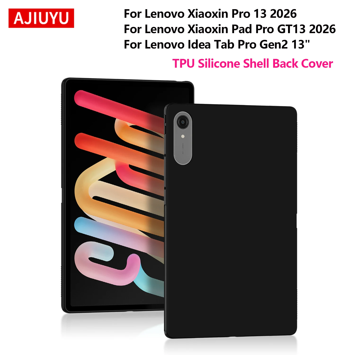 

Case For Lenovo Idea Tab Pro Gen 2 Soft Silicone TPU Protection Shockproof Shell For Xiaoxin Pad Pro GT 13" Tablet Back Cover