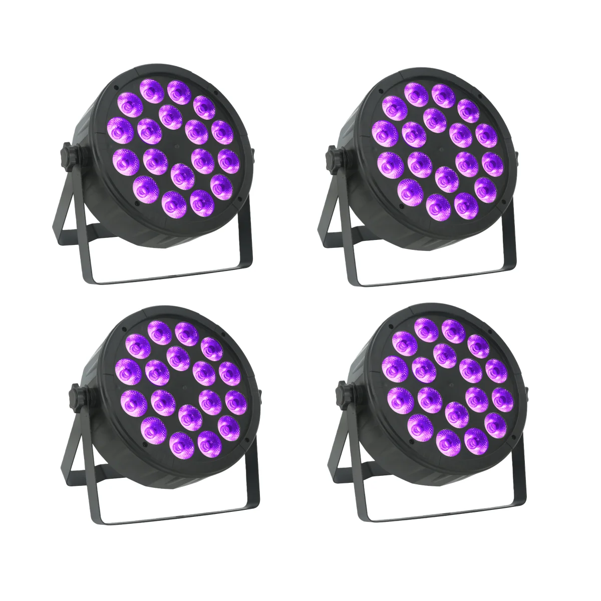

4PCS LED Par 18x12W RGBW Lights 4in1 LED Lighting DMX512 Disco Light Professional Stage Dj Equipment Fast