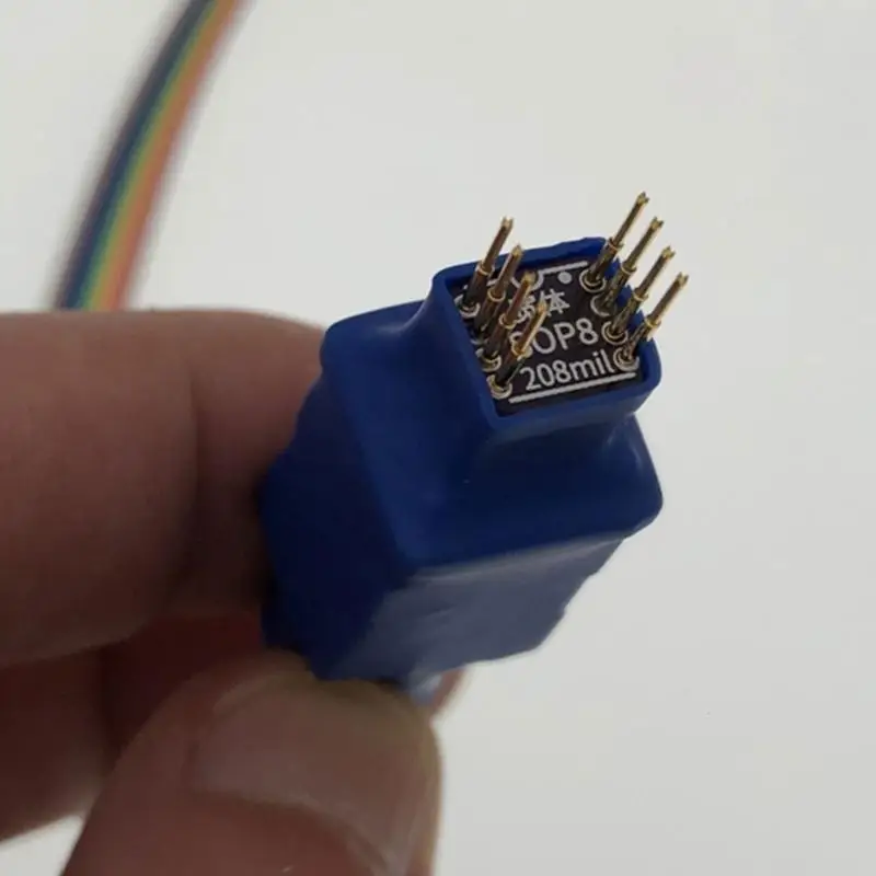 652F SOP8 Test Clip Probe Line 1.27mm Programming on USB Programmer RT809F CH341A for 93CXX/25CXX/24CXX Circuit