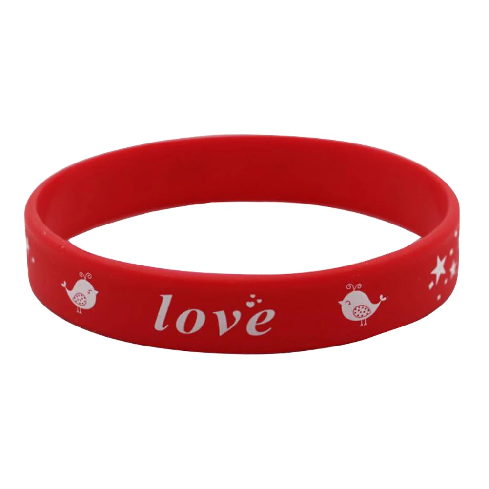 12 Pcs Bracelet Silicone Small Presents Valentine's Day Wristbands Party Hand Decoration Child