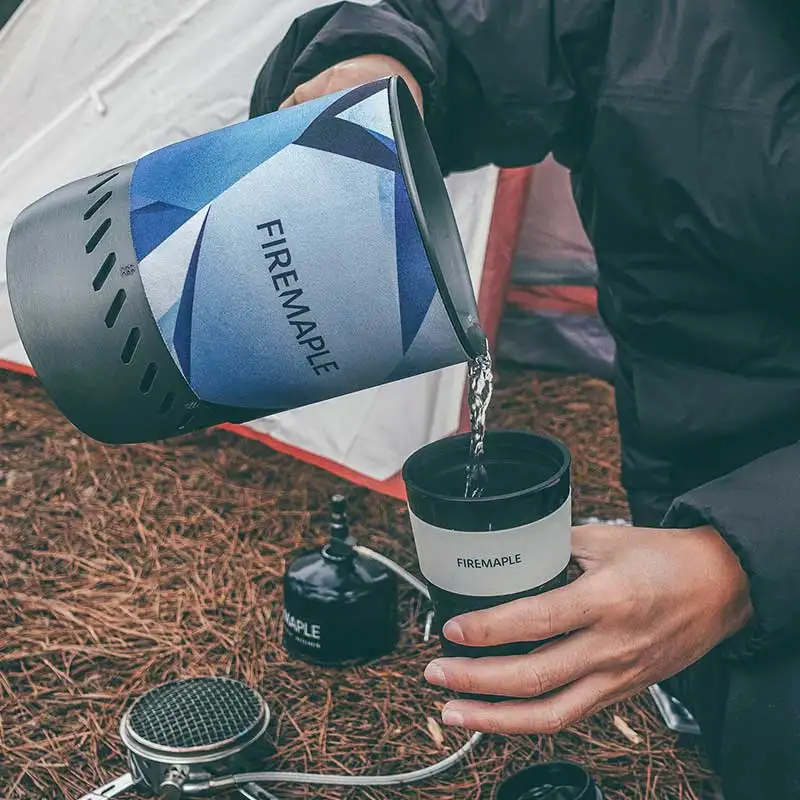 Fire-Maple Mars Radiant Stove System Kompakter winddichter Wärmetauscher mit Druckregelventil für Camping und Backpacking – Detail 13