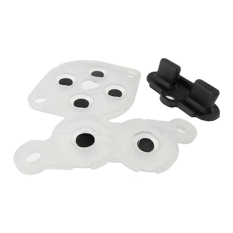 YuXi 1 Набор для NES проводящих клейких кнопок, сменный контроллер, стандартная резиновая подкладка для кнопок, резиновый коврик