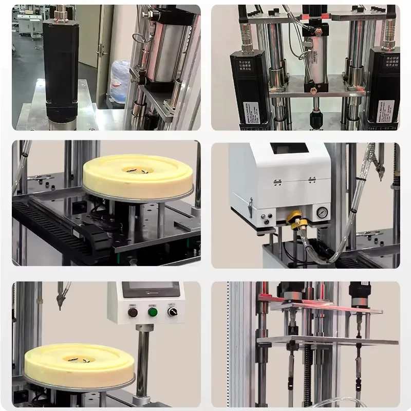 Componente vertical do motor do núcleo do sopro da estação dobro da máquina automática do aperto do parafuso