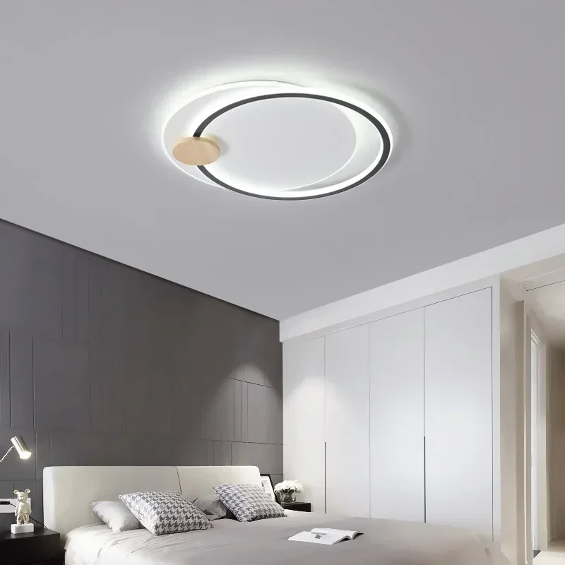 Imagem -06 - Moderno Led Simples Lâmpada do Teto para Sala de Jantar Estudo Quarto Corredor Lustre Decoração para Casa Luminária Interior Lustre