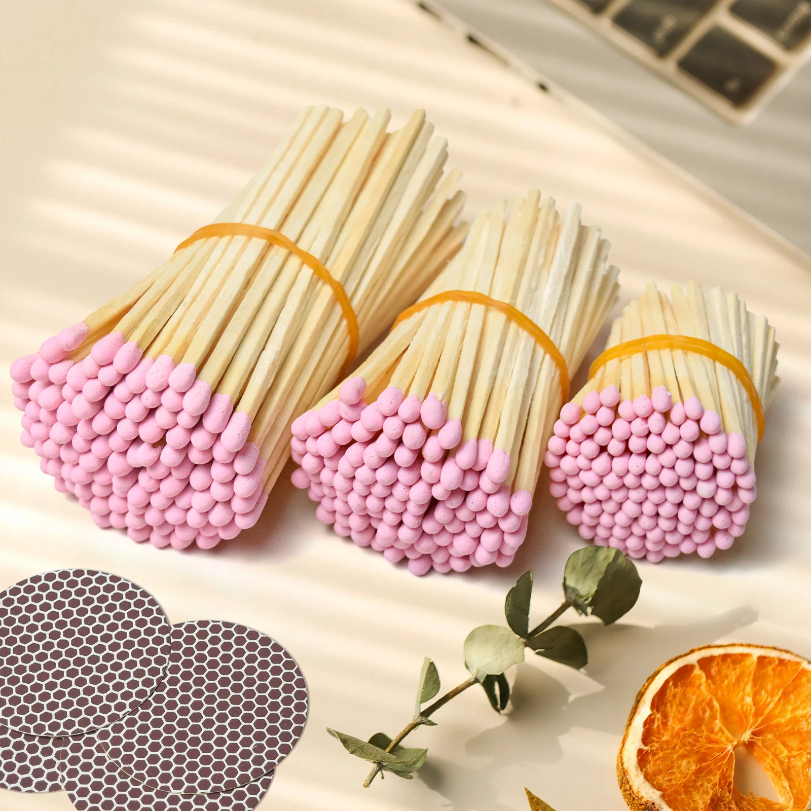 

(100 count) 4 Inch Safety Lighter Matches for Candle - Long Stem Matches for Friepalce, Kitchen.