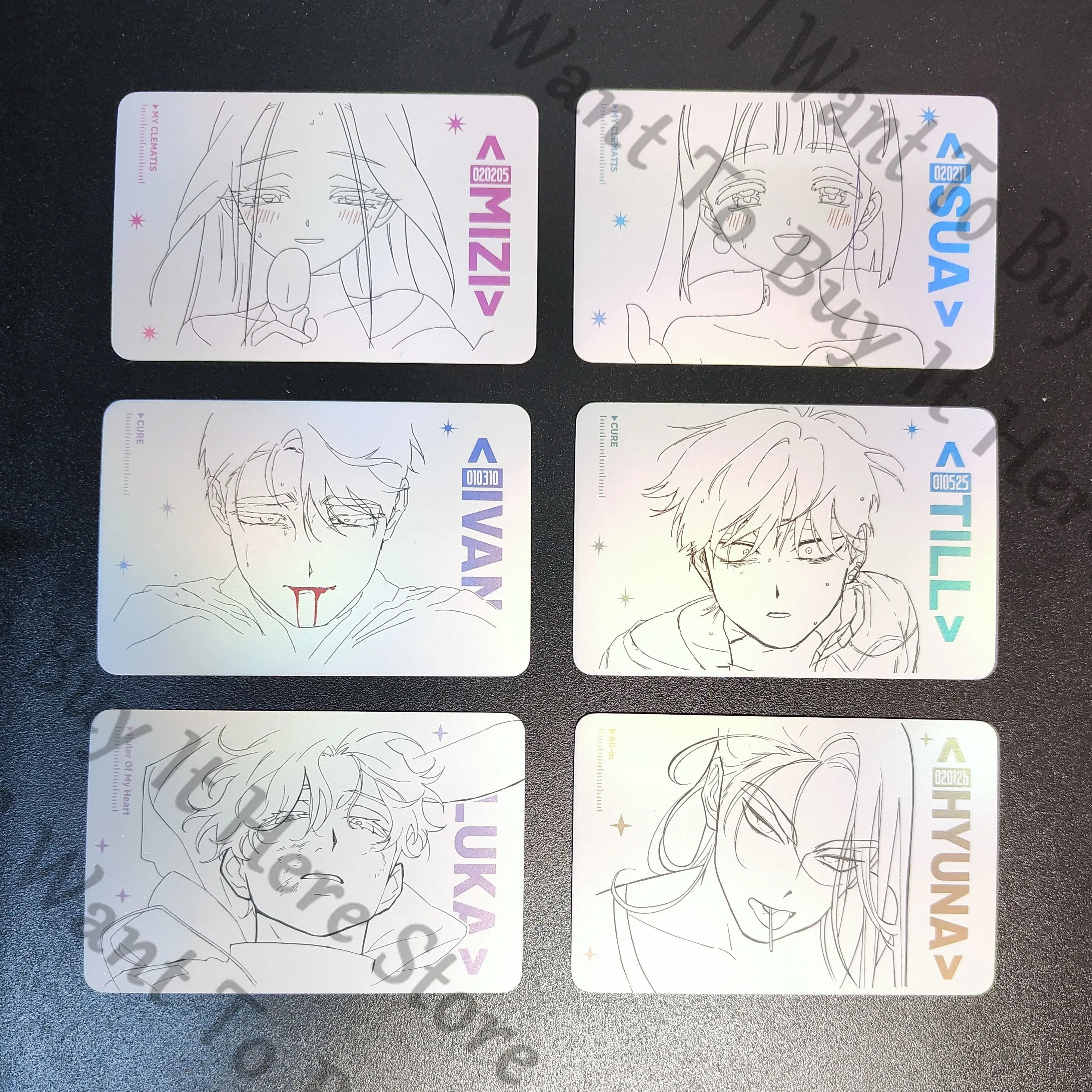 

Аниме Alien Stage Mizi Sua Hyuna Till Ivan Luka Косплей Мультфильм Маленький Калорий Орнамент Коллекция Карты Ambitus Талисман Подарок для фанатов