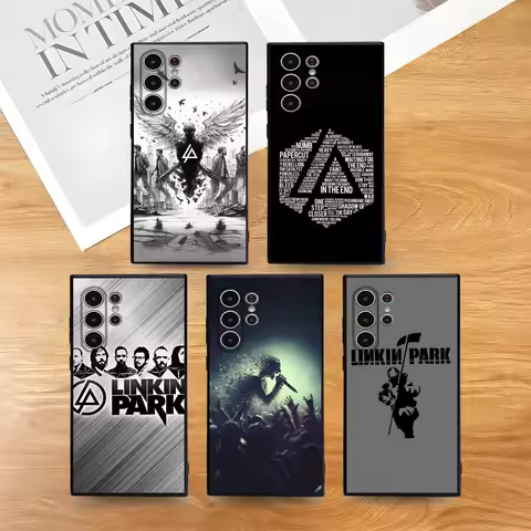 Band L-LinkinS Rock P-Park Phone Case for Samsung S series s20 s21 s22 s23 s24 FE Plus Ultra TPU Soft to Skin-friendly case