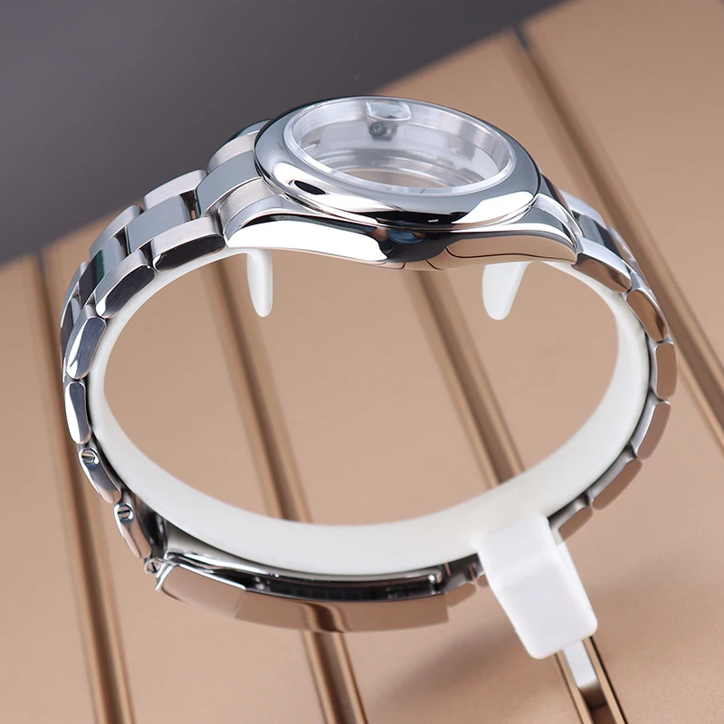 36mm 40mm Watch Cases Strap For Oyster Day Date For NH34 NH35 NH36 NH36 Miyota 8215 Movement 28.5mm Dial Sapphire Glass Hot Sale