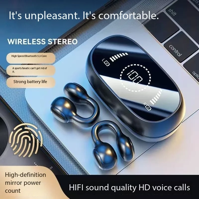 

X51 Беспроводные Bluetooth 5,3 гарнитуры Наушники с костной проводимостью с шумоподавлением Hi-Fi стереозвук Спортивная гарнитура Наушники для Xiaomi