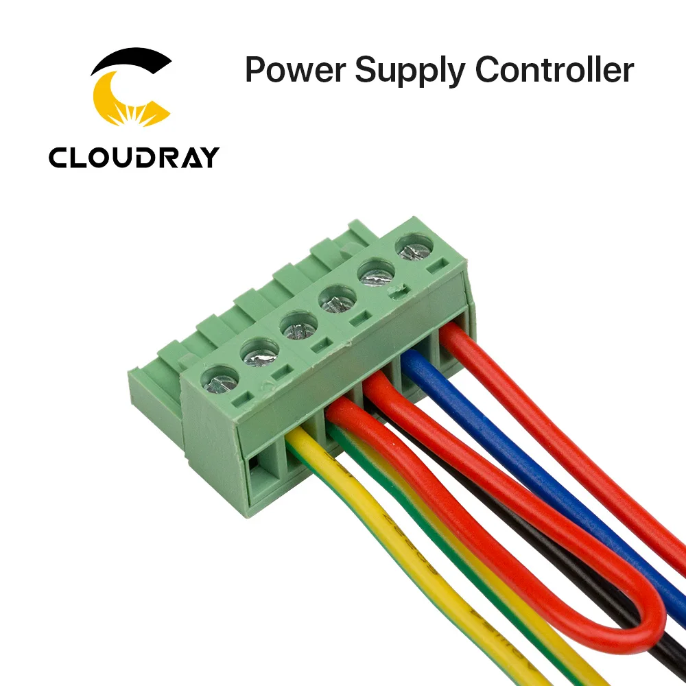 O ajustador ajustável do resistor com botão e interruptor, ajusta o poder testar a fonte de alimentação para a máquina do laser do CO2