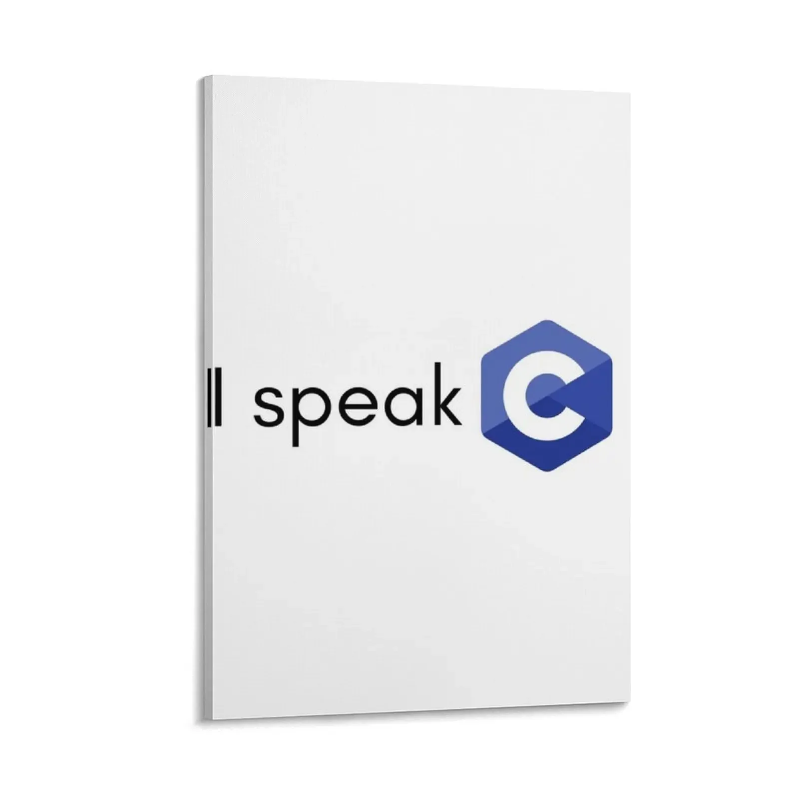 

I speak C Programming stickers Canvas Painting Decorative paintings Posters on the wall