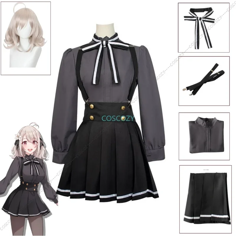 Spy Classroom Hanazono Lily Cosplay Costume Anime Wig School Uniform Spy Room Flower Garden Hairpin Stockings Party Girls Women