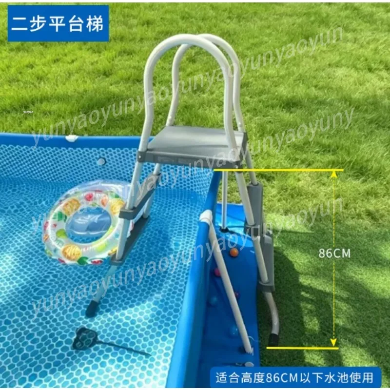 Swimming Pool Escalator, Handrail Swimming Pool Launch Ladder Climbing Stairs Swimming Pool Household