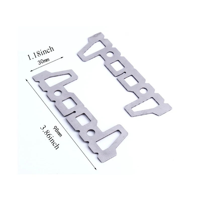 1 Pair Stainless Steel Alcohol Stove Cross Stand Stable Pot Support Rack Outdoor Camping Travel Furnace Accessory view 3