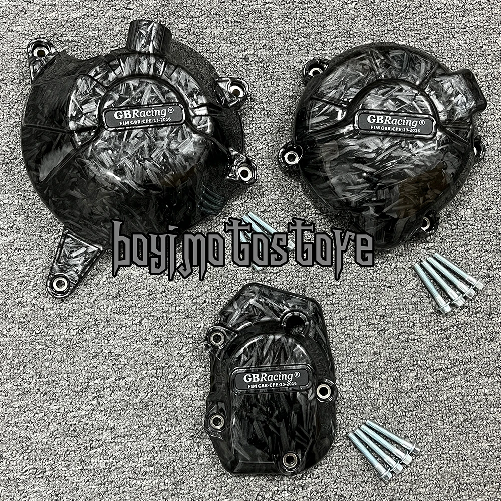 For Kawasaki Z900 2017-2025 Engine Cover Motorcycle Protection Cover Engine Protection Protective Set Forged Texture