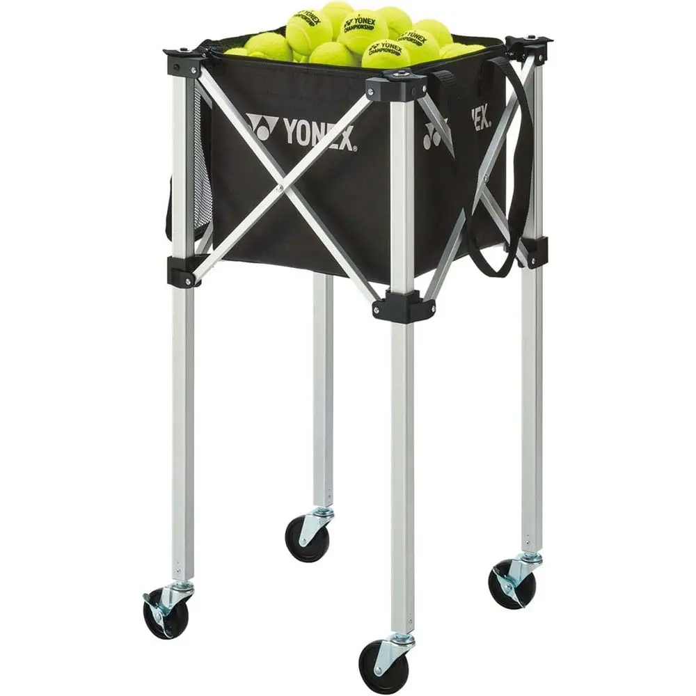 

Caster-Equipped Tennis Ball Bag, Black
