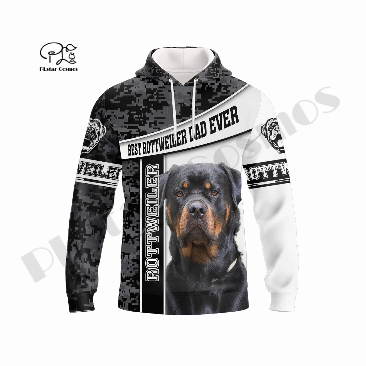 

PLstar Cosmos Newest 3D Print Rottweiler Lover Pet Dog Funny Harajuku Streetwear Casual Unique Unisex Hoodies/Sweatshirt/Zip A-6