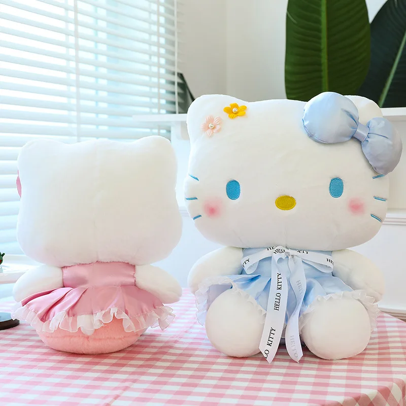 Schattige Hello Kitty Knuffel Anime Kawaii Kussen Pop Kinderen Knuffels Model Peluche Verjaardagscadeau Kinderen Speelgoed, Huis & Kamer Decoratie