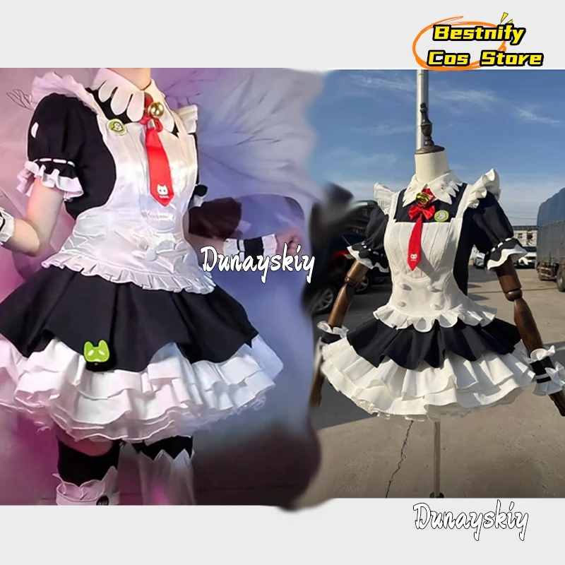 

Костюм для косплея Sunna из Zenless Zone Zero: Новое платье для послеобеденного чая, милый наряд горничной в стиле Sweet Lolita