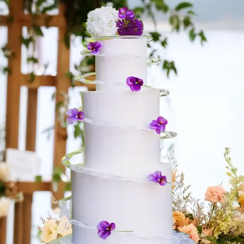 फोल्डेबल केक सर्पिल मल्टी-लेयर केक स्टैंड ऐक्रेलिक DIY वेडिंग पुष्पांजलि केक पार्टी सभा पेस्ट्री सजावट सहायक उपकरण 10 best sales ऐक्रेलिक केक स्टैंड - №8